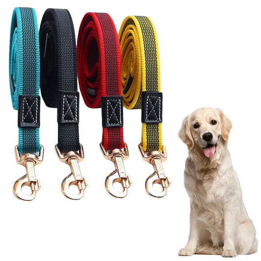 Dog Leash, Long Pet Lead, Non-Slip Rubber Nylon for Small Medium Large Big Dogs, 2m 3m 5m