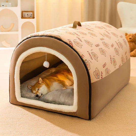 Dog Kennel Warm Winter Dog House