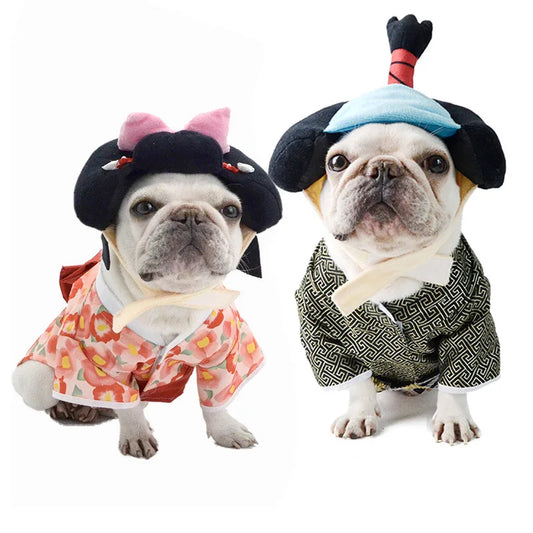 Japanese Kimono Dog Samurai Dog Clothes